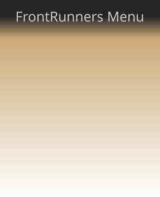FrontRunners Menu